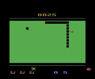 Tapeworm atari screenshot