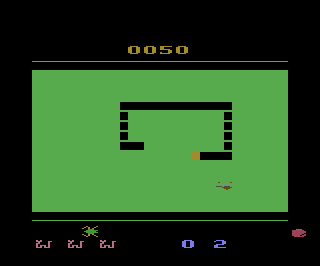Tapeworm atari screenshot