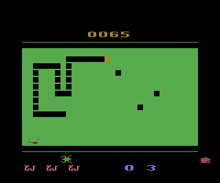 Tapeworm atari screenshot