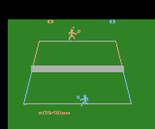 Tennis atari screenshot