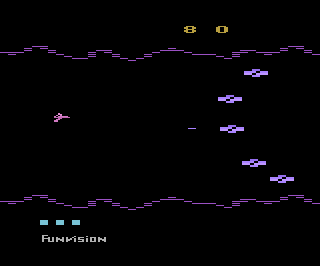 Time Warp atari screenshot