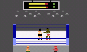 Title Match Pro Wrestling atari screenshot