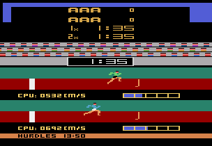Track & Field atari screenshot
