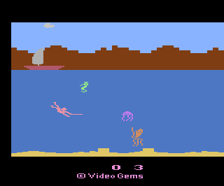 Treasure Below atari screenshot