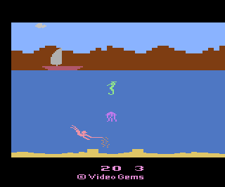 Treasure Below atari screenshot