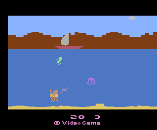 Treasure Below atari screenshot