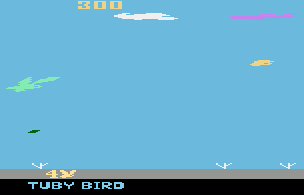 Tuby Bird atari screenshot