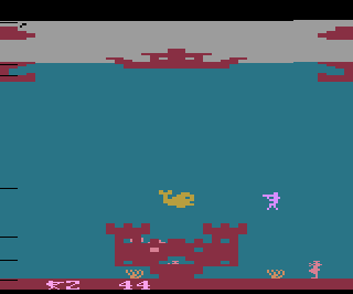 Ungeheuer der Tiefe atari screenshot