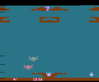 Ungeheuer der Tiefe atari screenshot