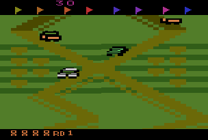 Up'n Down atari screenshot