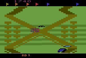 Up'n Down atari screenshot