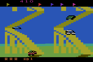 Up'n Down atari screenshot