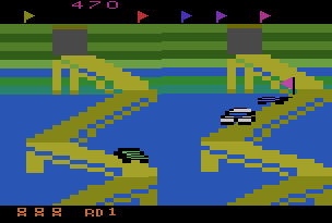 Up'n Down atari screenshot