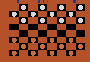 Video Checkers atari screenshot