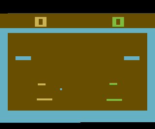 Video Olympics atari screenshot