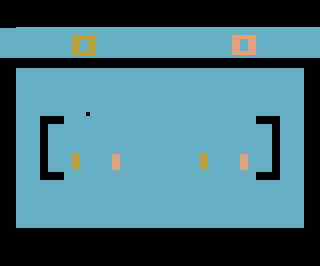Video Olympics atari screenshot
