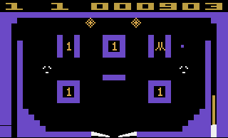 Video Pinball atari screenshot