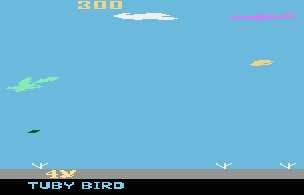 Vogel Flieh atari screenshot