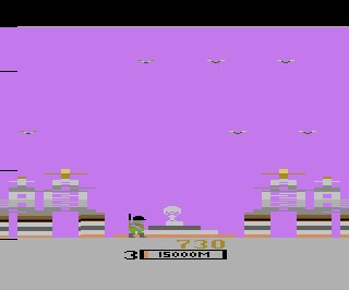 Vom Himmel durch die Hölle atari screenshot