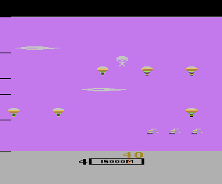 Vom Himmel durch die Hölle atari screenshot