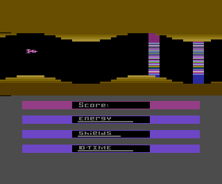 Weltraumtunnel atari screenshot