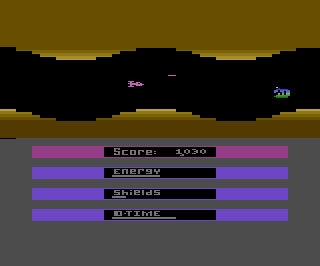 Weltraumtunnel atari screenshot