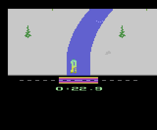 Winter Games atari screenshot