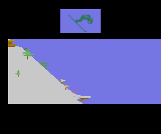 Winter Games atari screenshot