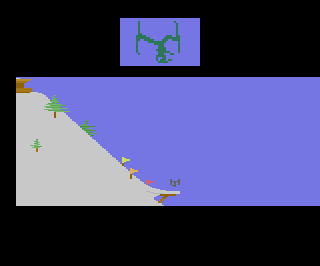 Winter Games atari screenshot