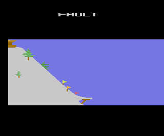 Winter Games atari screenshot