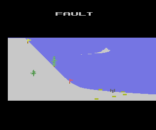 Winter Games atari screenshot