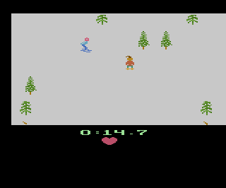 Winter Games atari screenshot