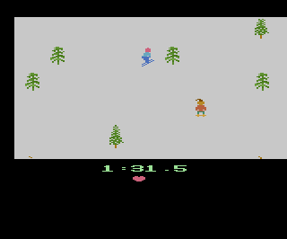 Winter Games atari screenshot