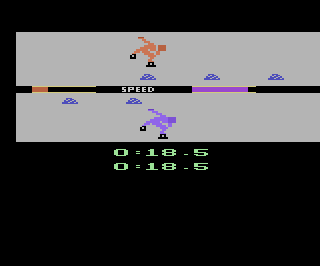 Winter Games atari screenshot