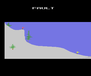 Winter Games atari screenshot