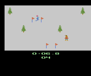 Winter Games atari screenshot