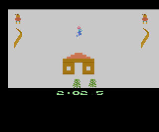 Winter Games atari screenshot