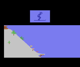 Winter Games atari screenshot