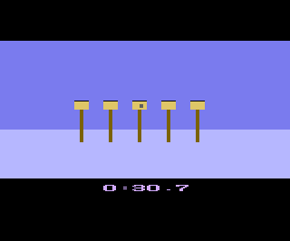 Winter Games atari screenshot