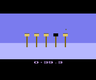 Winter Games atari screenshot