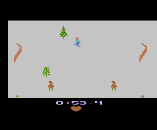 Winter Games atari screenshot