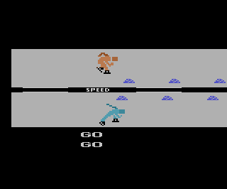 Winter Games atari screenshot