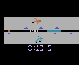 Winter Games atari screenshot