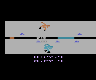 Winter Games atari screenshot