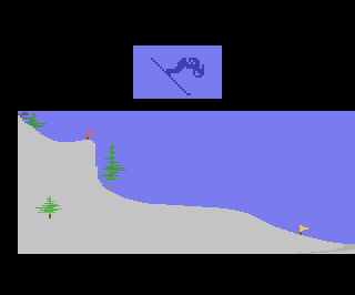 Winter Games atari screenshot