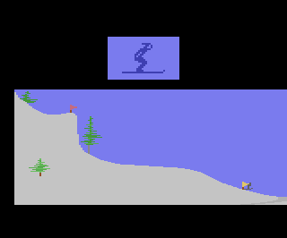 Winter Games atari screenshot