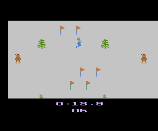 Winter Games atari screenshot