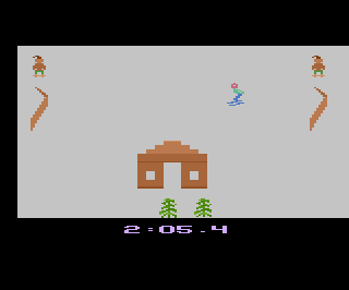 Winter Games atari screenshot