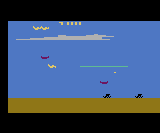 Wüstenschlacht atari screenshot