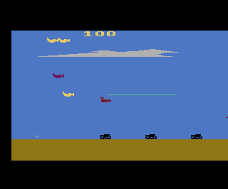 Wüstenschlacht atari screenshot